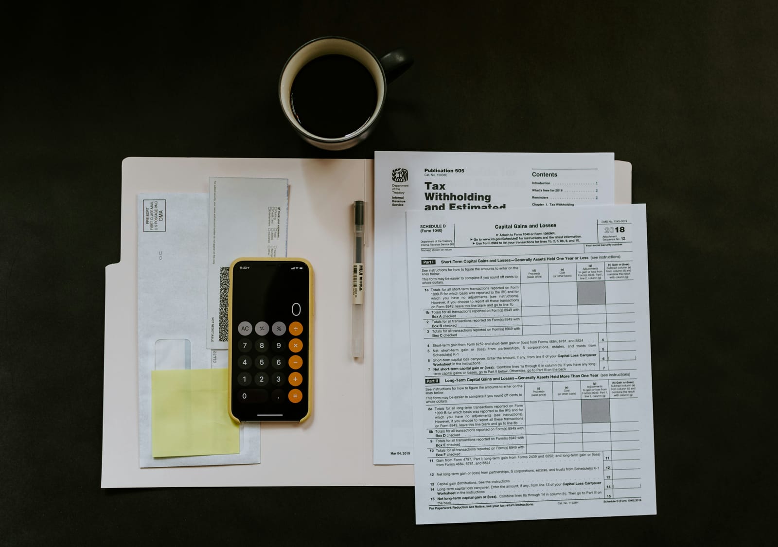 Qualified accountant reviewing financial records